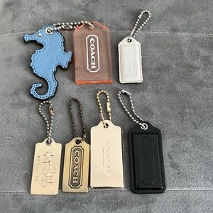 Mixed lot of Coach tags/charms lot